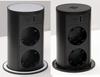 Блок розеток ASA VERSALIFT ROUND + USB A/C + QI бесконтактная зарядка